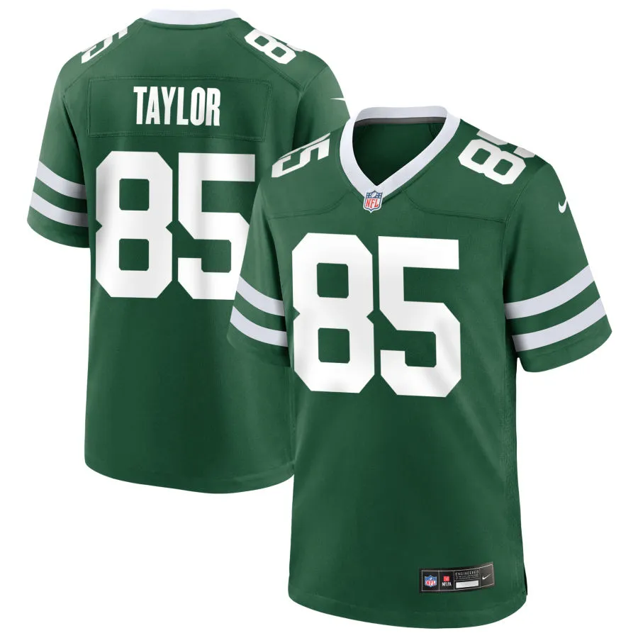 Men's New York Jets #85 Mason Taylor Nike Green Vapor Legacy F.U.S.E. Limited Jersey