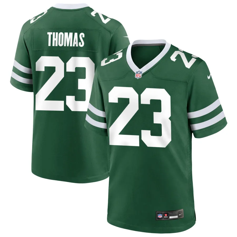 Men's New York Jets #23 Azareye'h Thomas Nike Green Vapor Legacy F.U.S.E. Limited Jersey