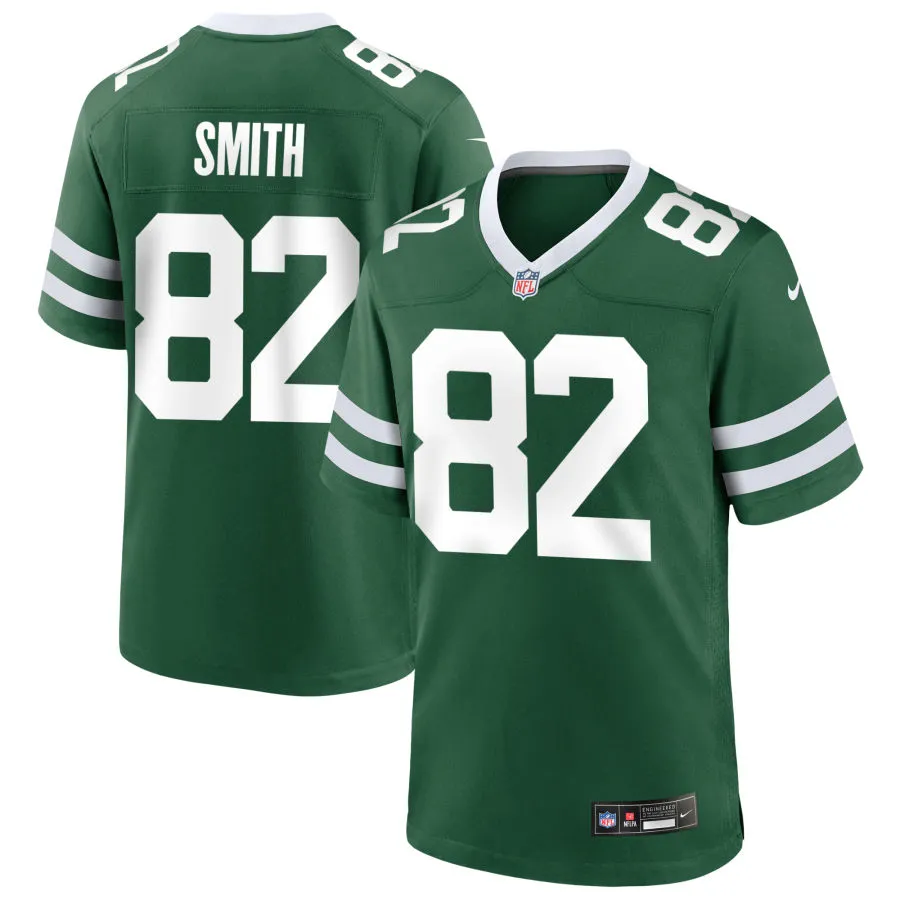 Men's New York Jets #82 Arian Smith Nike Green Vapor Legacy F.U.S.E. Limited Jersey