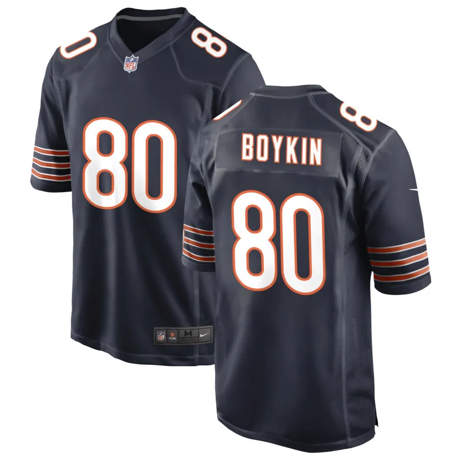 Mens Chicago Bears #80 Miles Boykin Nike Navy Vapor F.U.S.E. Limited Jersey