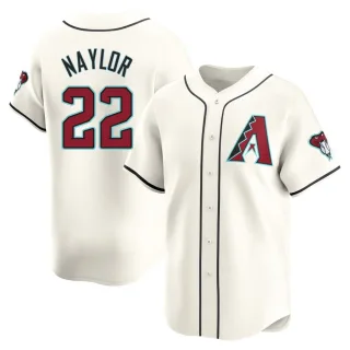 Mens Arizona Diamondbacks #22 Josh Naylor Nike Home Cream Limited Jersey