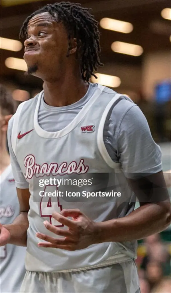 Santa Clara Broncos #4 Adama Bal 2025 Gray Basketball Game Jersey