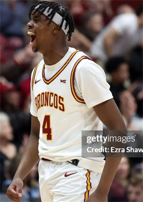 Santa Clara Broncos #4 Adama Bal 2025 White Broncos Basketball Retro Jersey