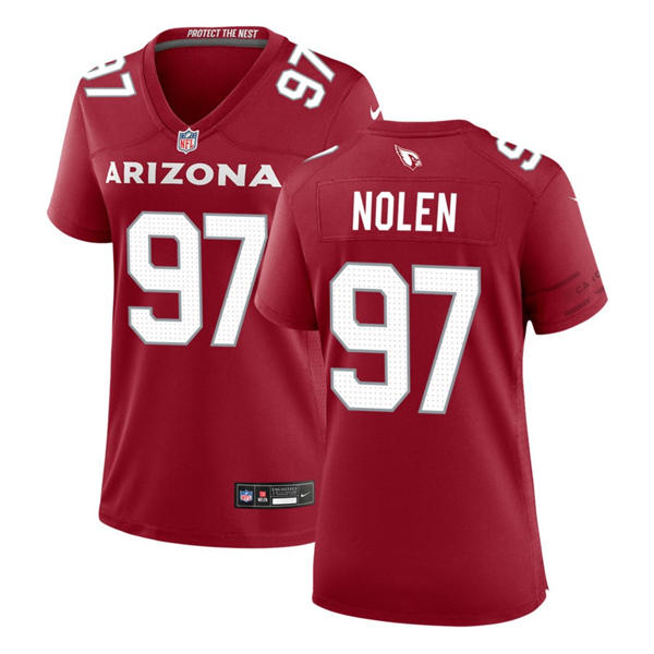 Womens Arizona Cardinals #97 Walter Nolen Cardinal Limited Jersey