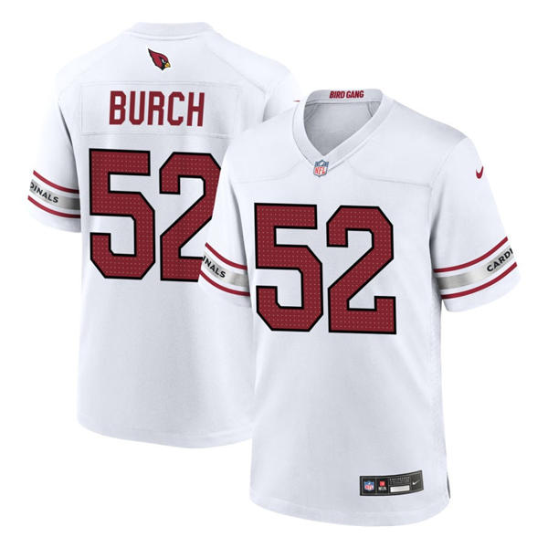 Mens Arizona Cardinals #52 Jordan Burch Nike White Vapor F.U.S.E. Limited Jersey