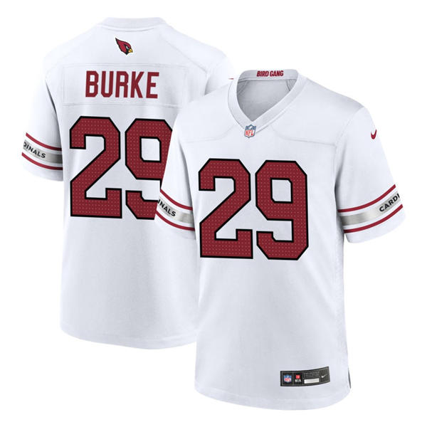 Mens Arizona Cardinals #29 Denzel Burke Nike White Vapor F.U.S.E. Limited Jersey