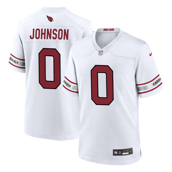Mens Arizona Cardinals #0 Will Johnson Nike White Vapor F.U.S.E. Limited Jersey