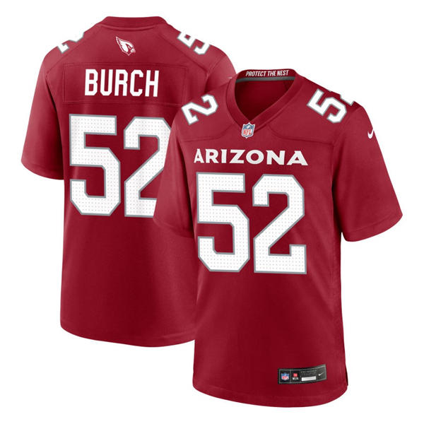 Mens Arizona Cardinals #52 Jordan Burch Nike Cardinal Vapor F.U.S.E. Limited Jersey