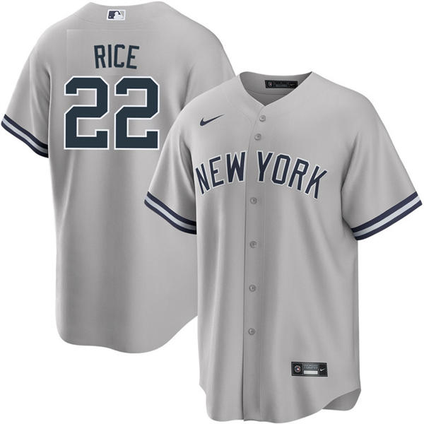 Mens New York Yankees #22 Ben Rice Nike 2023 Gray With Name Away Limited Jersey