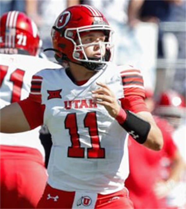 Mens Youth Utah Utes #11 Isaac Wilson 2025 XII White College Football Game Jersey