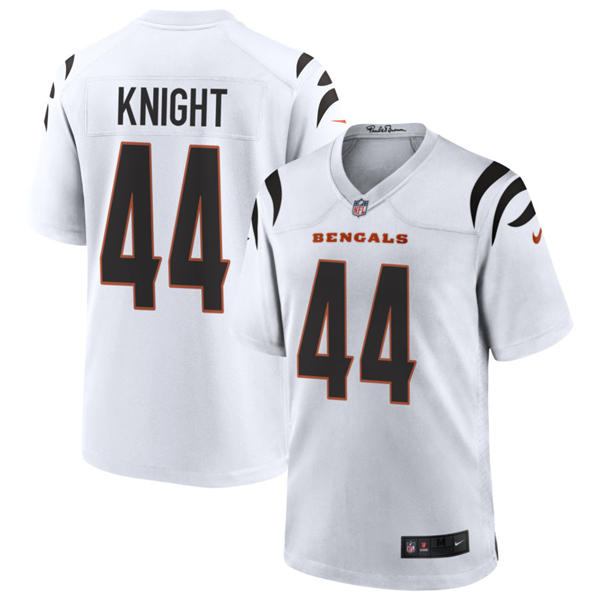 Men's Cincinnati Bengals #44 Demetrius Knight Nike White Away Vapor F.U.S.E. Limited Jersey