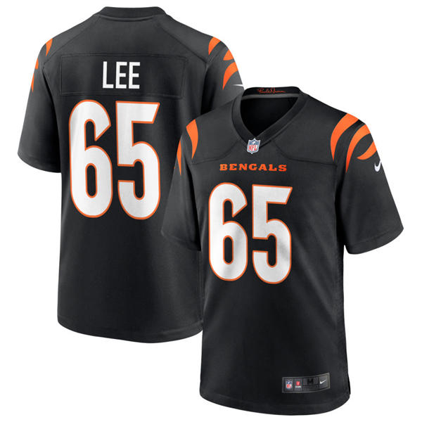 Men's Cincinnati Bengals #65 Matt Lee Nike Black Team Color Vapor F.U.S.E. Limited Jersey