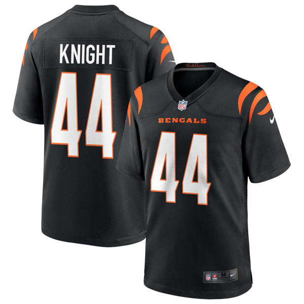 Men's Cincinnati Bengals #44 Demetrius Knight Nike Black Team Color Vapor F.U.S.E. Limited Jersey
