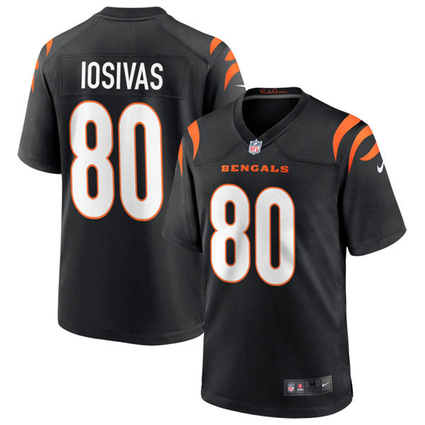 Men's Cincinnati Bengals #80 Andrei Iosivas Nike Black Team Color Vapor F.U.S.E. Limited Jersey