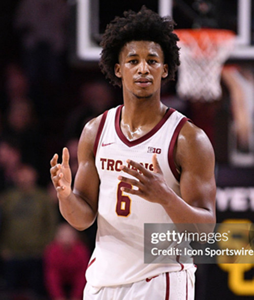 Mens Youth USC Trojans #6 Wesley Yates III White College Basketball Game Jersey