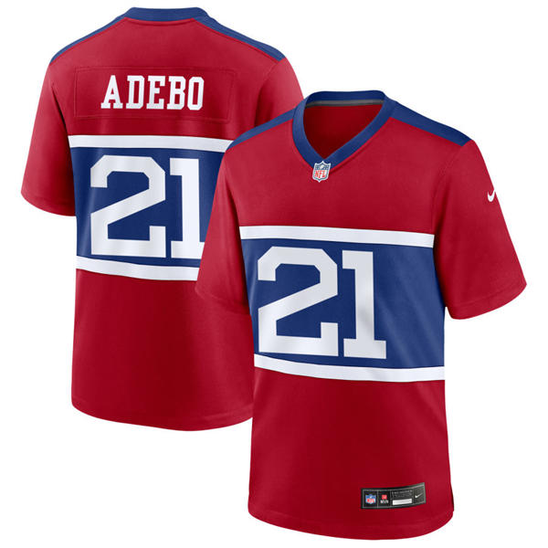 Men's New York Giants #21 Paulson Adebo Nike Century Red Alternate Vapor F.U.S.E. Limited Jersey