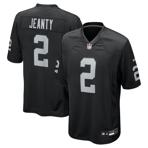 Youth Las Vegas Raiders #2 Ashton Jeanty Nike Black Limited Player Jersey