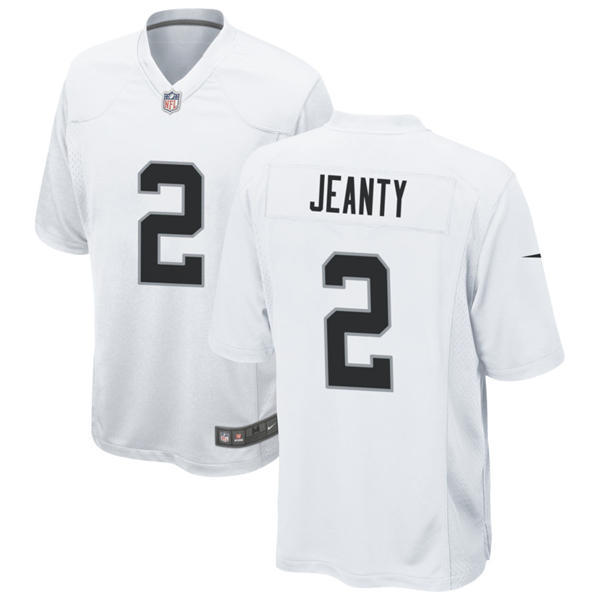 Youth Las Vegas Raiders #2 Ashton Jeanty Nike White Limited Player Jersey