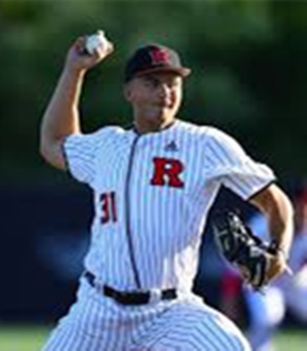 Rutgers Scarlet Knights #31 Justin Shadek White Pinstripe College Baseball Game Jersey