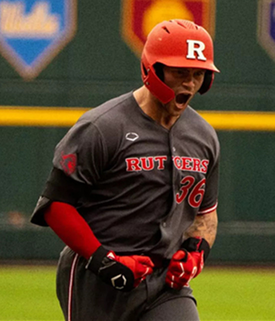 Rutgers Scarlet Knights #36 Ty Doucette 2025 Dark Gray College Baseball Game Jersey