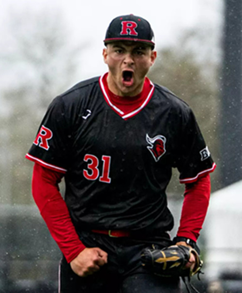 Rutgers Scarlet Knights #31 Justin Shadek Black Pullover College Baseball Game Jersey