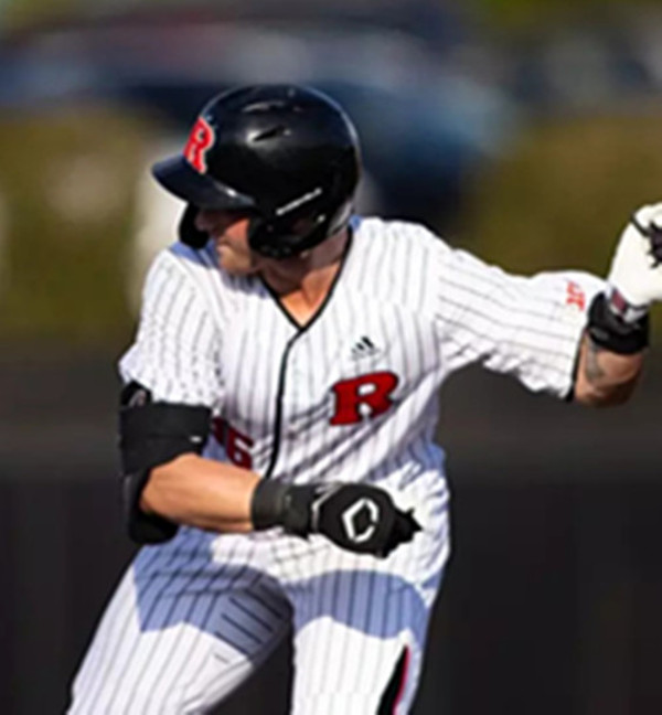 Rutgers Scarlet Knights #36 Ty Doucette White Pinstripe College Baseball Game Jersey