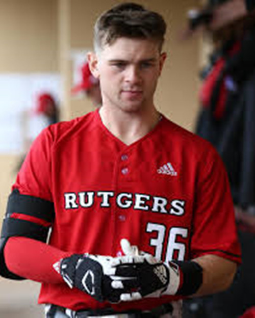 Rutgers Scarlet Knights #36 Ty Doucette Red Rutgers College Baseball Game Jersey