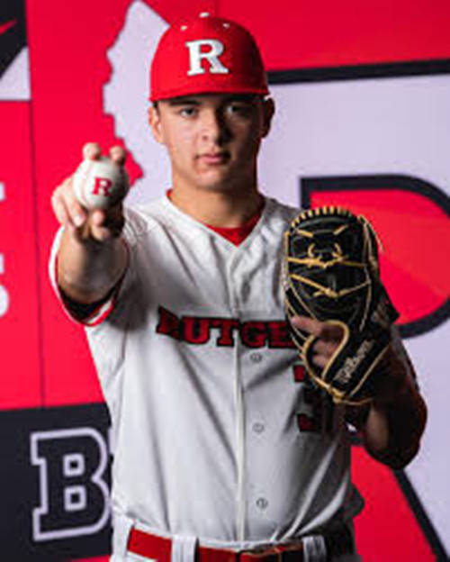 Rutgers Scarlet Knights #31 Justin Shadek White Rutgers College Baseball Game Jersey