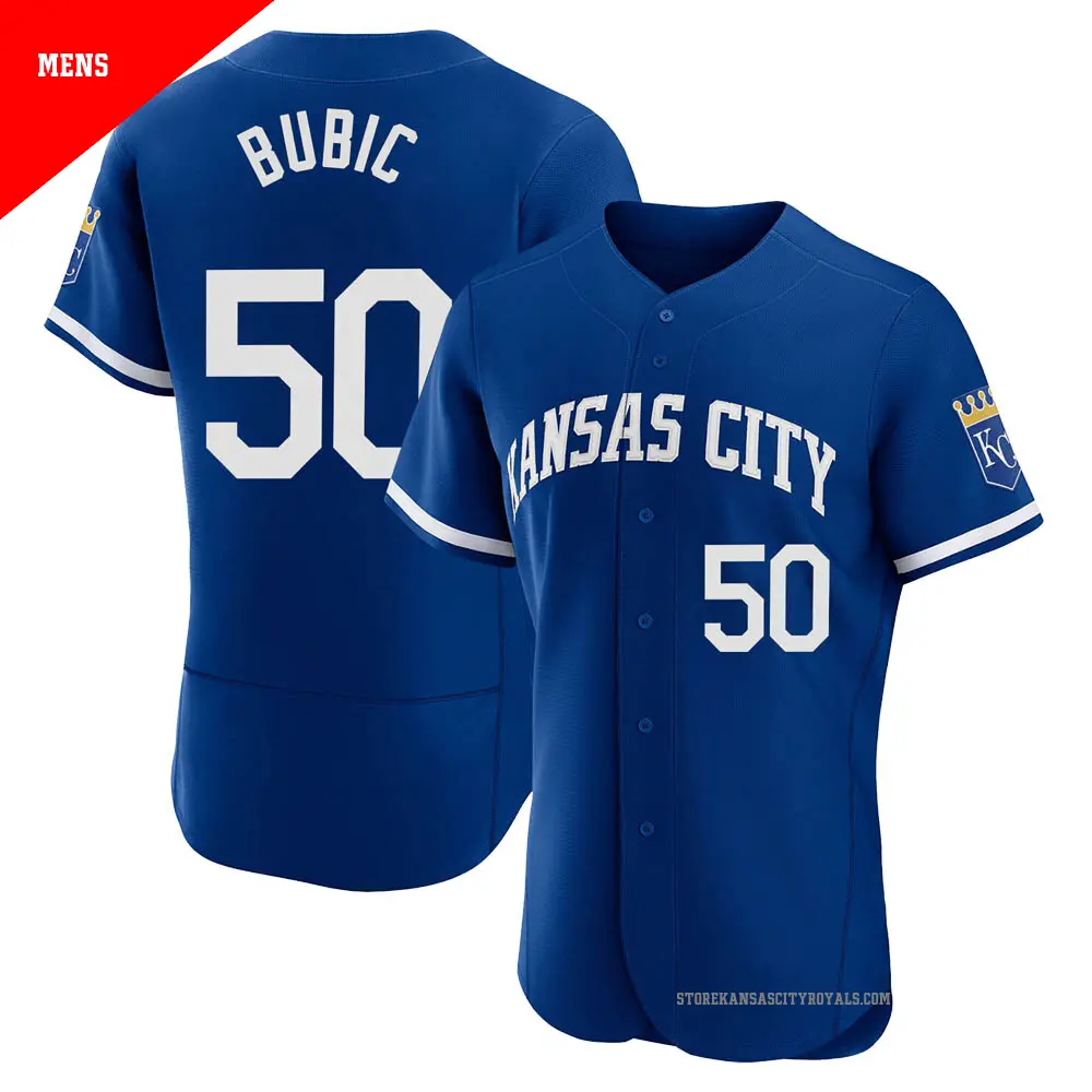 Men's Kansas City Royals #50 Kris Bubic Nike Royal Alternate Limited Jersey