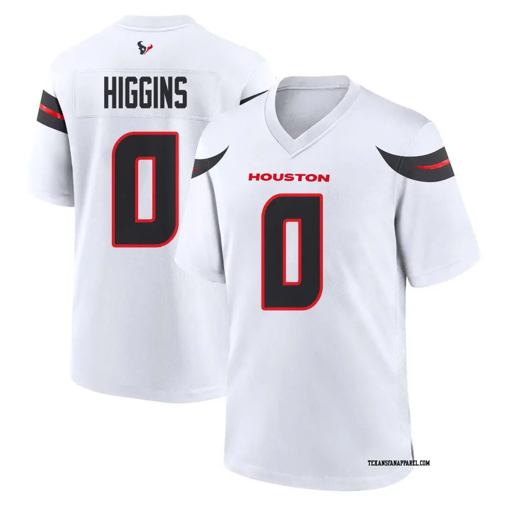 Men's Houston Texans #81 Jayden Higgins Nike White Vapor F.U.S.E. Limited Player Jersey