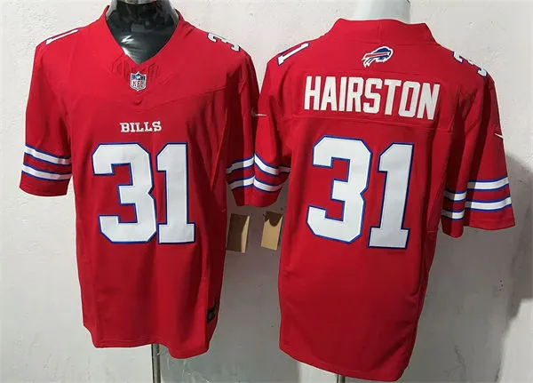Mens Buffalo Bills #31 Maxwell Hairston Nike Red Alternate Vapor Limited Jersey