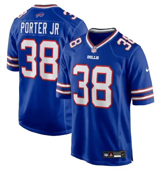 Mens Buffalo Bills #38 Daryl Porter Jr. Nike Royal Vapor F.U.S.E. Limited Jersey