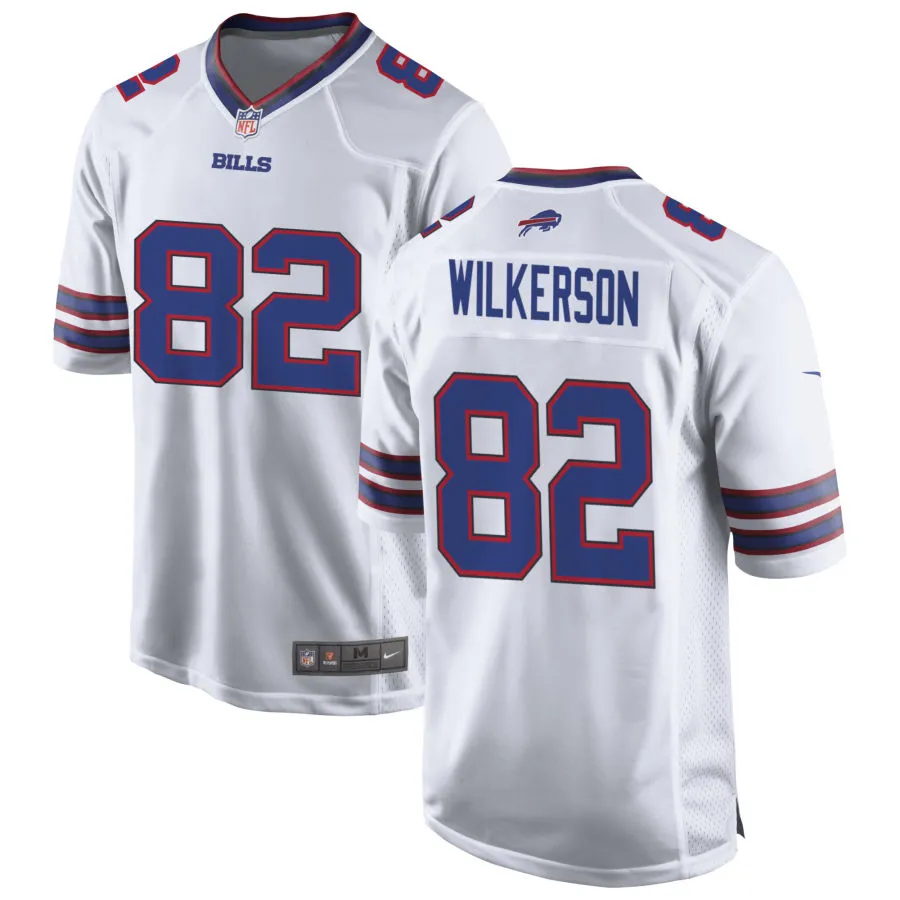 Mens Buffalo Bills #82 Kristian Wilkerson Nike White Vapor F.U.S.E. Limited Jersey