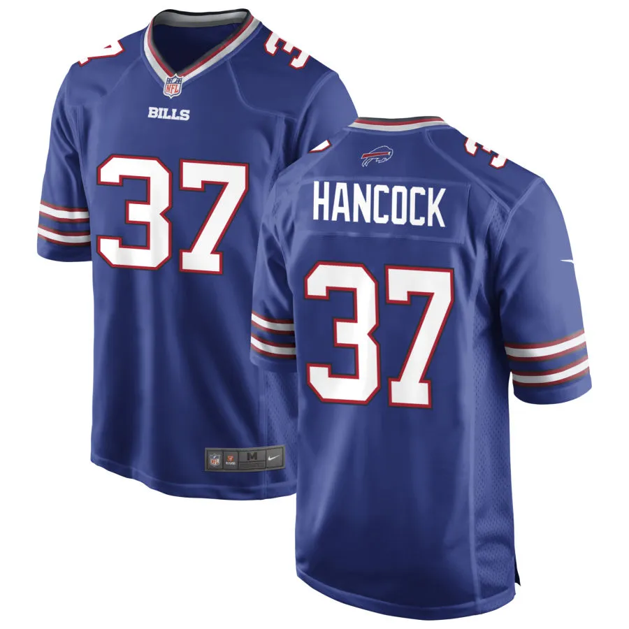 Mens Buffalo Bills #37 Jordan Hancock Nike Royal Vapor F.U.S.E. Limited Jersey