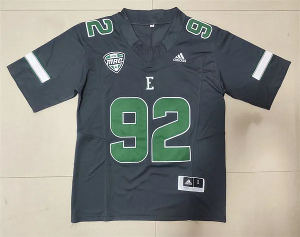 Eastern Michigan Eagles #92 Maxx Crosby charcoal Football Game Jerey
