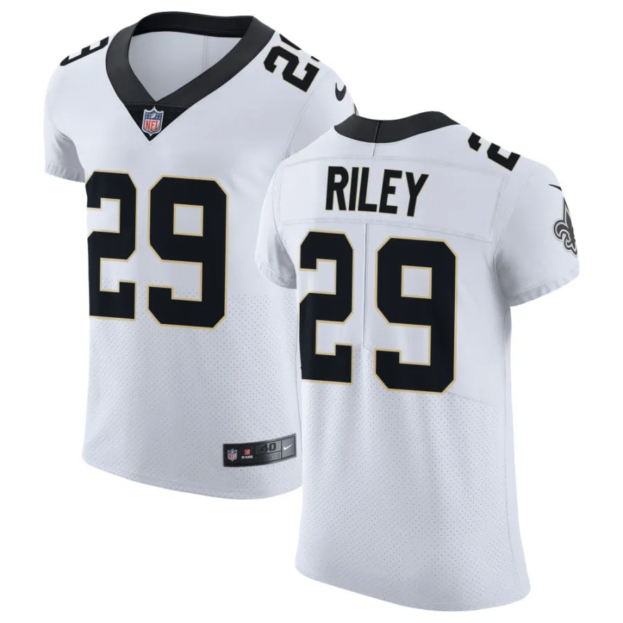 Mens New Orleans Saints #29 Quincy Riley Nike White Vapor F.U.S.E Limited Jersey
