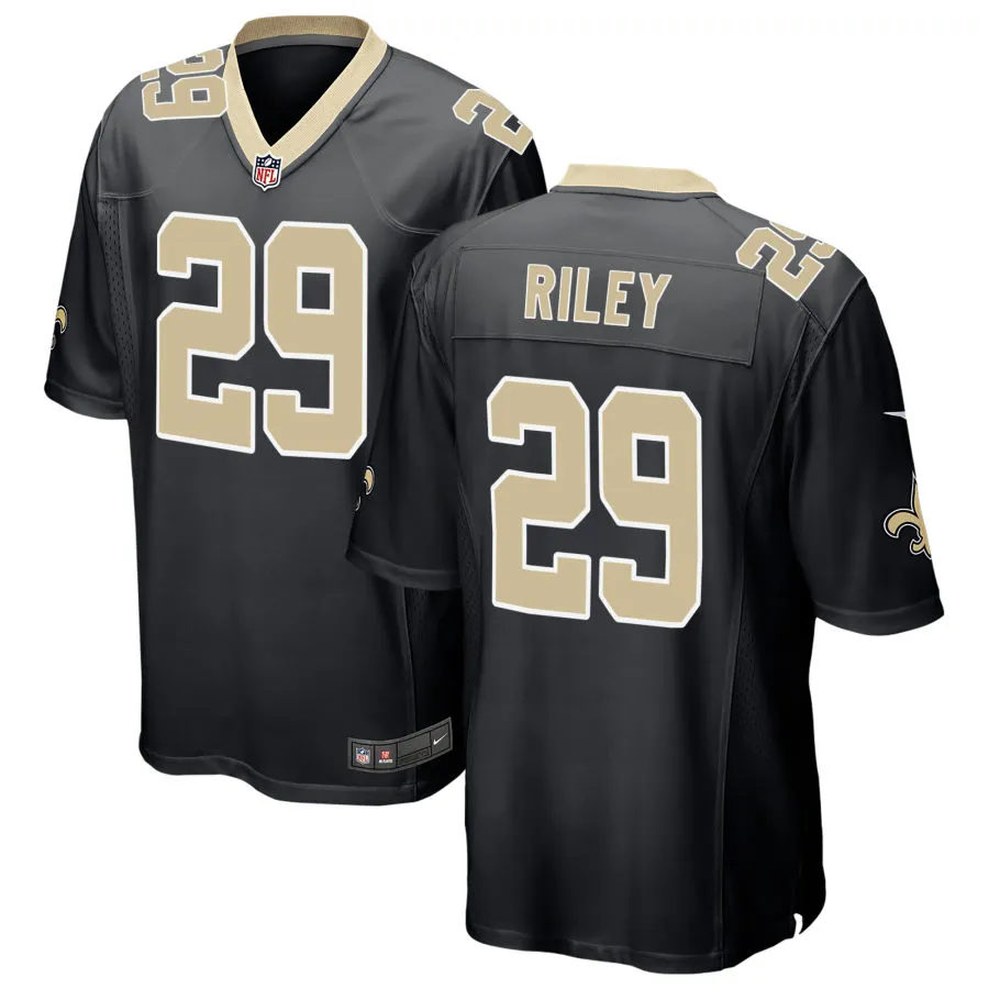 Mens New Orleans Saints #29 Quincy Riley Nike Black Vapor F.U.S.E Limited Jersey
