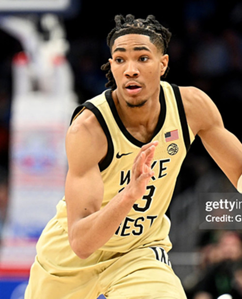 Wake Forest Demon Deacons #23 Hunter Sallis Gold College Basketball Game Jersey