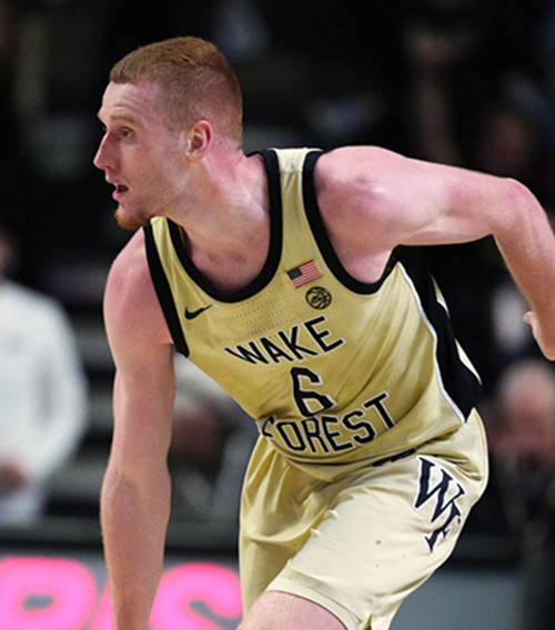 Wake Forest Demon Deacons #6 Cameron Hildreth Gold College Basketball Game Jersey