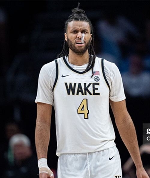 Wake Forest Demon Deacons #4 Efton Reid White Wake College Basketball Game Jersey