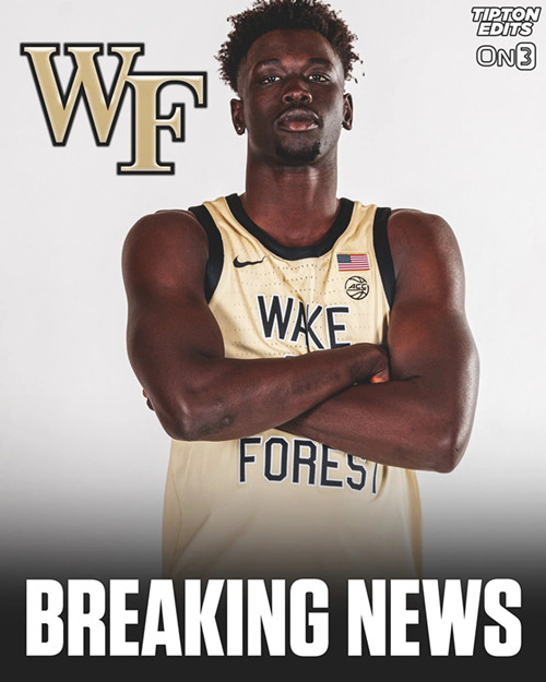 Wake Forest Demon Deacons #0 Omaha Biliew Gold College Basketball Game Jersey