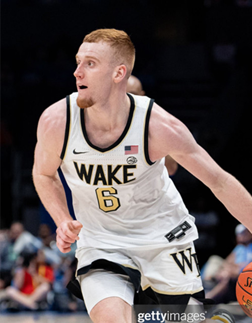 Wake Forest Demon Deacons #6 Cameron Hildreth White Wake College Basketball Game Jersey