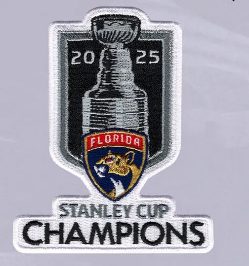 Florida Panthers 2025 Stanley Cup Champions Jersey Patch