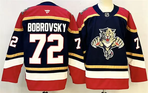 Youth Florida Panthers #72 Sergei Bobrovsky Fanatics Navy Alternate Third Jersey 