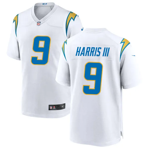 Men's Los Angeles Chargers #9 Tre Harris III Nike White Vapor F.U.S.E. Limited Jersey