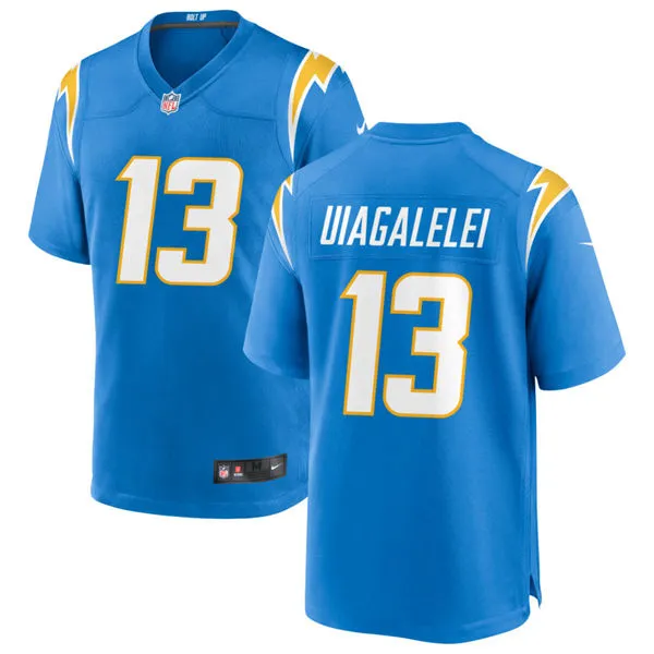 Men's Los Angeles Chargers #13 DJ Uiagalelei Nike Powder Blue Vapor F.U.S.E. Limited Jersey