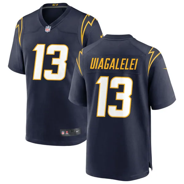 Men's Los Angeles Chargers #13 DJ Uiagalelei Nike Navy Alternate Vapor F.U.S.E. Limited Jersey