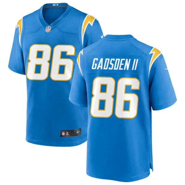 Men's Los Angeles Chargers #86 Oronde Gadsden II Nike Powder Blue Vapor F.U.S.E. Limited Jersey