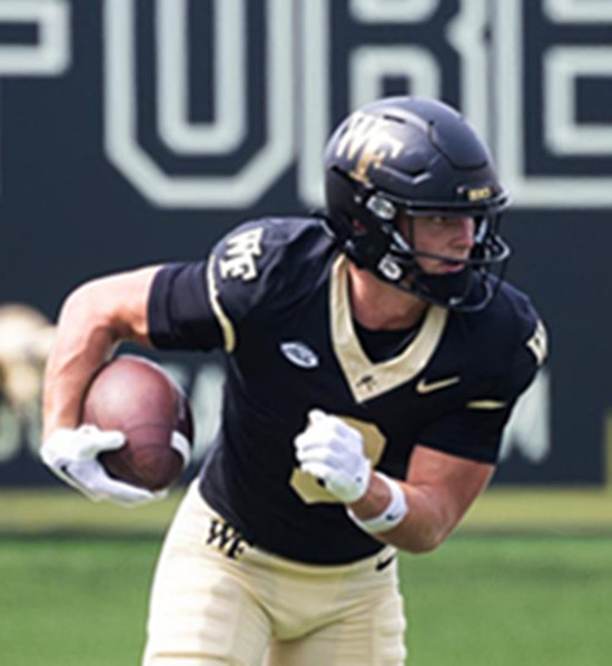 Wake Forest Demon Deacons #5 Deshawn Purdie Black College Football Game Jersey