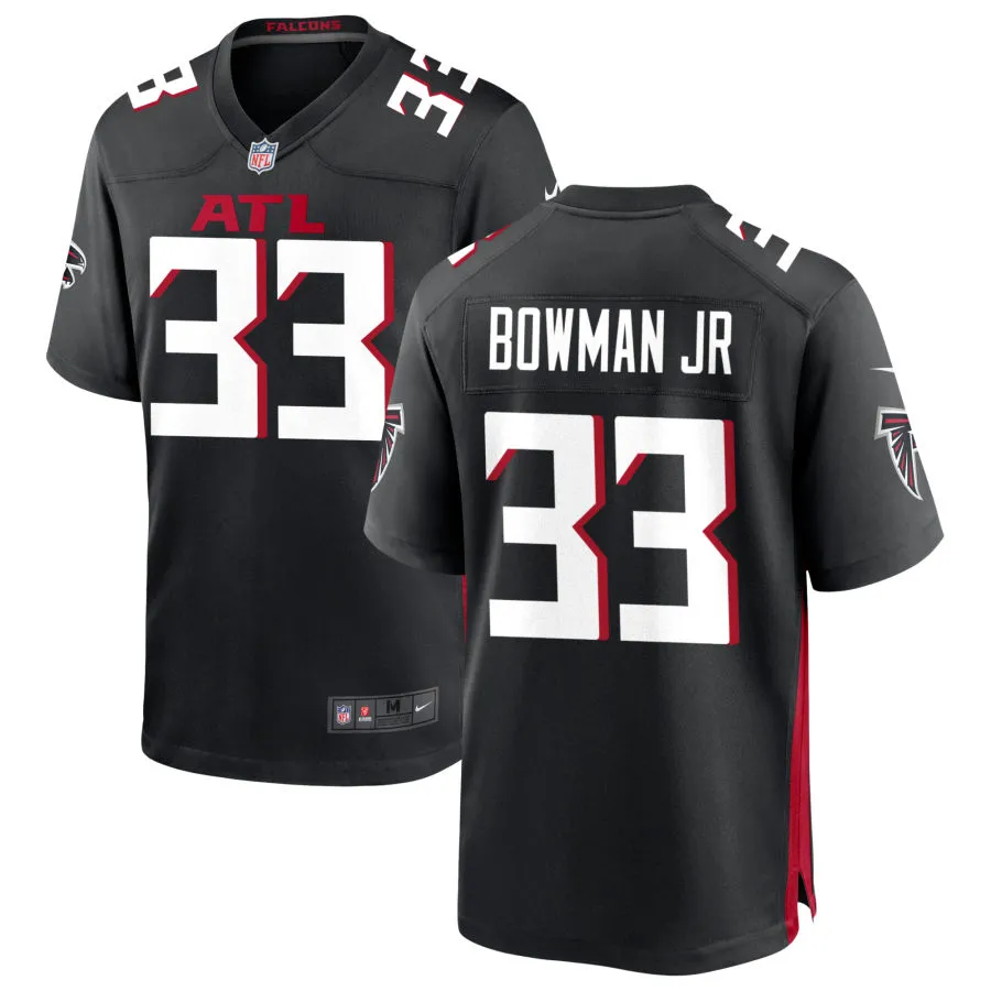 Men's Atlanta Falcons #33 Billy Bowman Jr  Nike Black Vapor F.U.S.E. Limited Jersey